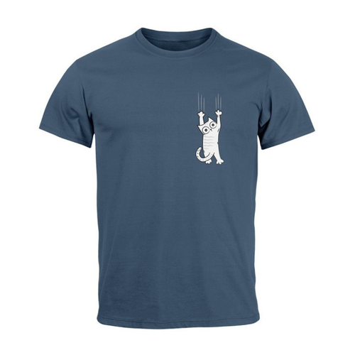 Bild von Neverless® Herren T-Shirt mit lustigem Katzen-Print