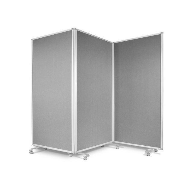 Bild von Master of Boards Stellwand Filz-Trennwand, Trennwand erhältlich in 2 Farben & 2 Größen, 3 Teilig