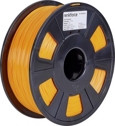 Bild von Renkforce RF-4511208 3D-Druckmaterial Polyacticsäure (PLA) Orange 1 kg (RF-4511208)