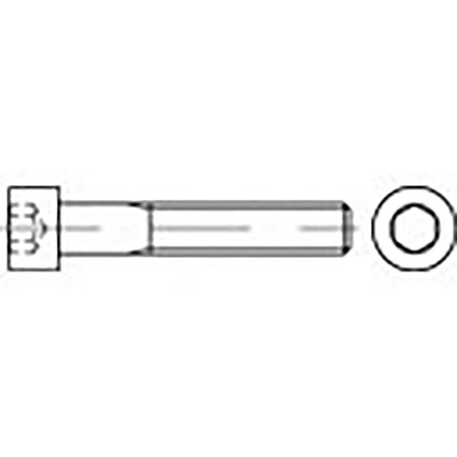 Bild von TOOLCRAFT Schraube TOOLCRAFT TO-6856770 Zylinderkopfschraube M3 35 mm Innensechskant DIN