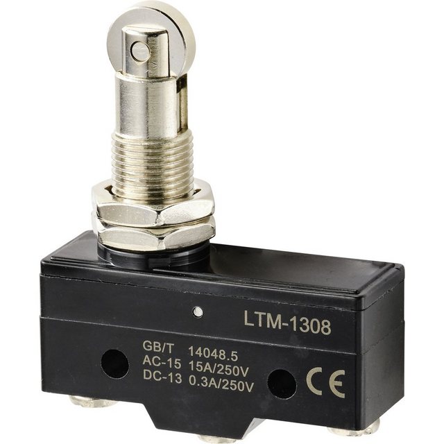 Bild von TRU COMPONENTS Schalter TRU COMPONENTS TC-9201360 Mikroschalter 250 V/AC 15 A 1 x Ein/(Ein) (TC-9201360)