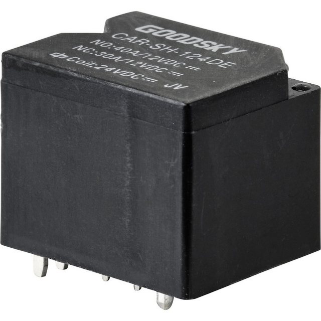 Bild von GoodSky Kfz-Relais GoodSky CAR-SH-124DE Kfz-Relais 24 V/DC 40 A 1 Wechsler Tray, (CAR-SH-124DE)