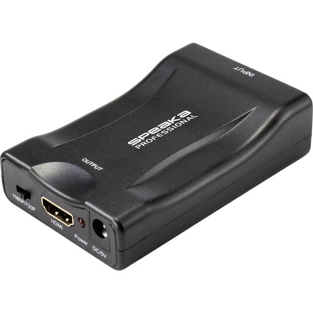 Bild von SpeaKa Professional SpeaKa Professional AV Konverter SP-9395928 [SCART - HDMI] 1920 x 1080 Audio-Adapter