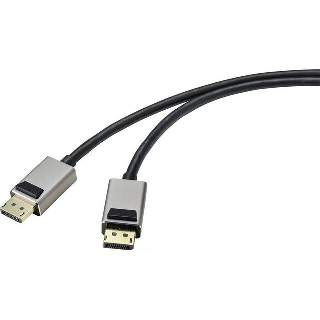 Bild von SpeaKa Professional DisplayPort DisplayPort Anschlusskabel [1x DisplayPort Stecker - 1x DisplayPort Stecker] 3.00 m Schwarz (SP-9510452)