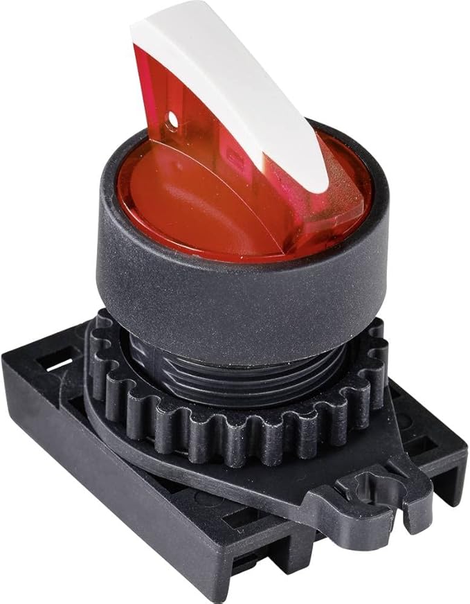 Bild von TRU COMPONENTS TC-9860148 S2SRN-L5R Wahltaste Knebel Rot 2 x 60°