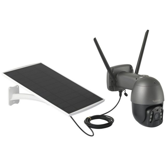 Bild von Sygonix SY-5177734 GSM IP  Überwachungskamera  1920 x 1080 Pixel (1920 x 1080 Pixels), Netzwerkkamera, Schwarz