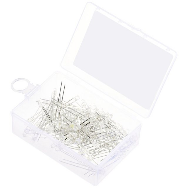 Bild von TRU COMPONENTS LED-Leuchtmittel TRU COMPONENTS LED bedrahtet Reinweiß Rund 3 mm 14400 mcd 30 ° 20 mA