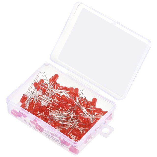 Bild von TRU COMPONENTS LED-Leuchtmittel TRU COMPONENTS LED bedrahtet Rot Rund 5 mm 420 mcd 30 ° 20 mA 1.8 V