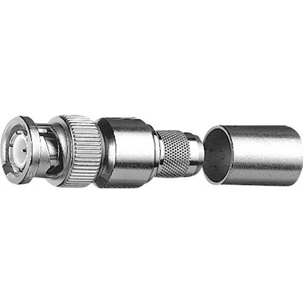 Bild von Telegärtner J01002A0054 J01002A0054 HDTV-BNC-Steckverbinder Stecker, gerade 75 Ω, Elektronikkabel + Stecker