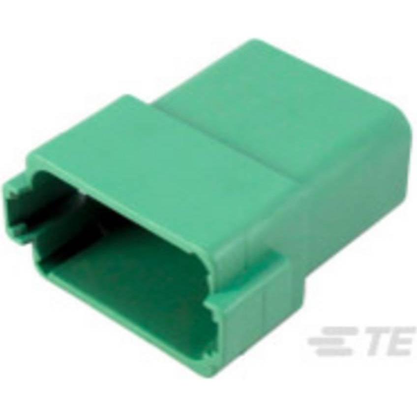 Bild von TE Connectivity Stiftgehäuse-Kabel DT Polzahl Gesamt 12  DT04-12PC-C015 1 St., Elektronikkabel + Stecker, Grün