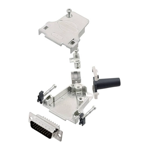Bild von Amphenol L17D45ZF15-RG+L717HDA26P D-SUB Stiftleisten-Set 45°