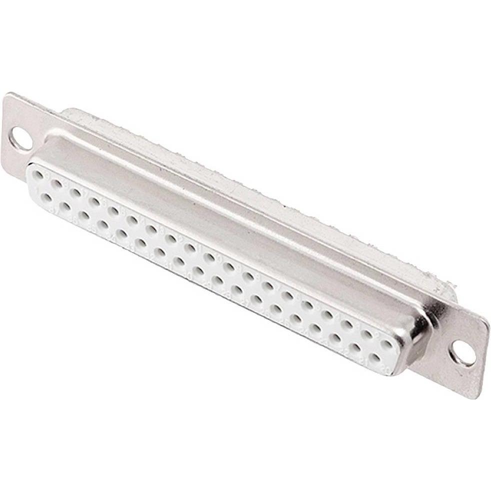 Bild von Encitech 2108-0200-14 D-SUB Buchsenleiste 180 ° Polzahl (num): 37 Lötkelch 1 St, Elektronikkabel + Stecker
