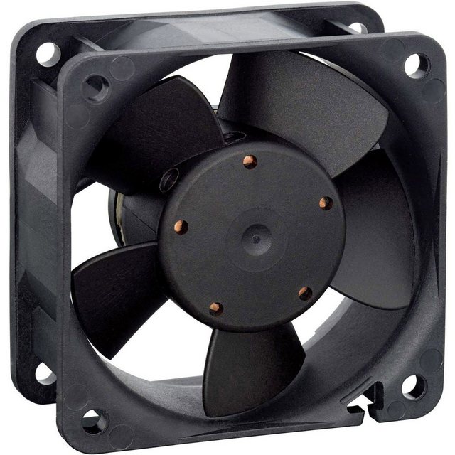Bild von Papst EBM Papst 614NGL Axiallüfter 24 V/DC 19 m³/h (L x B x H) 60 x 60 x 25 mm (60 mm, 1 x), PC Lüfter, Schwarz