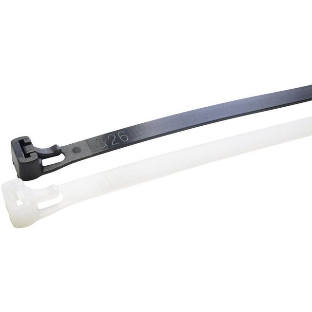 Bild von WKK, Kabelbinder, 5167 Kabelbinder 370 mm 7.60 mm Natur Lösbar, UV-stabilisiert, beständig ge (Kunststoffkabelbinder, 370 mm, 100 Stk.)