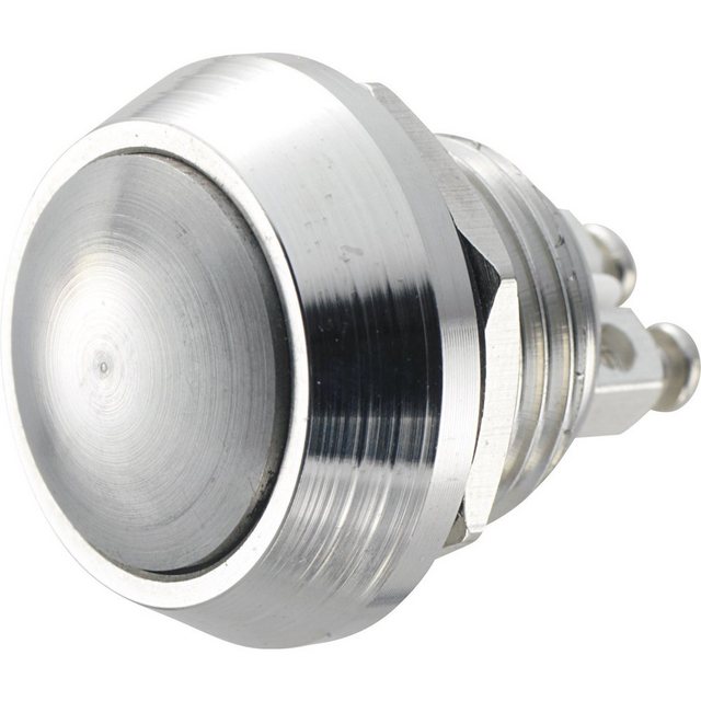 Bild von TRU COMPONENTS Schalter TRU COMPONENTS 701257 GQ 12B-N Vandalismusgeschützter Drucktaster 48 V (GQ 12B-N)