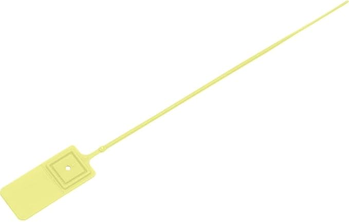 Bild von TRU COMPONENTS Kabelbinder-Plombe 248 mm 2.20 mm Gelb mit stufenloser Verstellung 1 St.