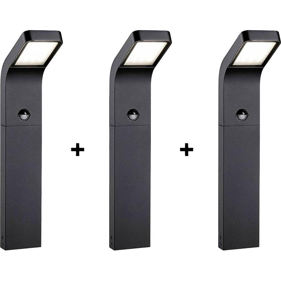 Bild von Paulmann, Gartenbeleuchtung, Wegeleuchte LED 22.5W Anthrazit (1500 lm, IP44)