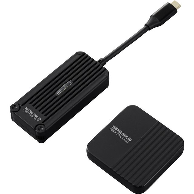 Bild von SpeaKa Professional SP-TR-300 Drahtloses Full HD Präsentationssystem USB-C® (DP Alt Mode) HDMI® 30 m 5 GHz 1920 x 1080 Pixel Sichere Funkübertragung (SP-9767244)