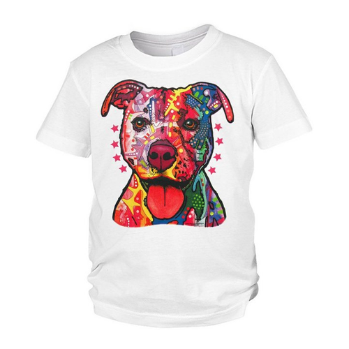 Bild von Tini - Shirts Print-Shirt mit Pitbull Motiv für Kinder