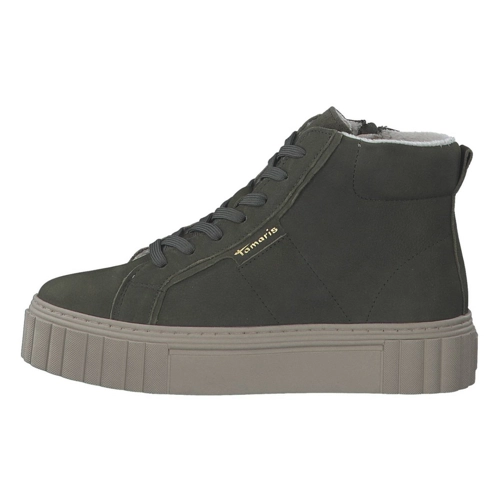 Bild von Tamaris Plateau Boots in Grün Olive – Modell 25227/41