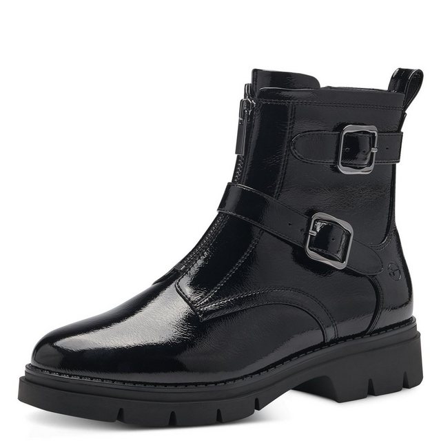 Bild von Tamaris 1-25817-41 Chunky Boots Stiefelette schwarz Lack