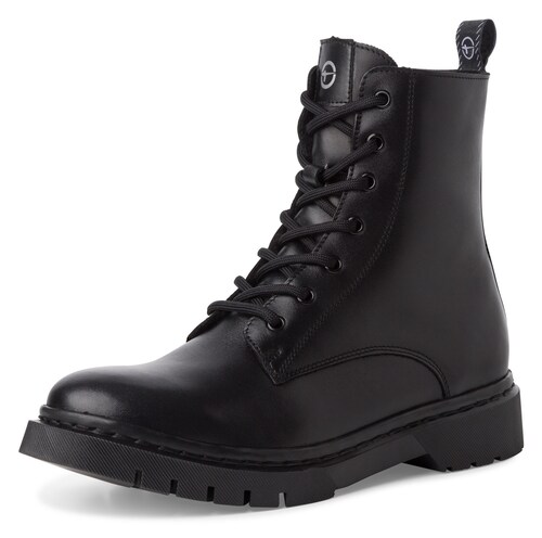 Bild von Tamaris Winterboots, Blockabsatz, Schnürboots, Winterstiefelette, T-Logo an der Zunge