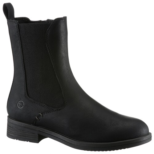 Bild von Tamaris Chelseaboots, Blockabstz, Stiefelette, Businesschuh mit T-Logoprägung