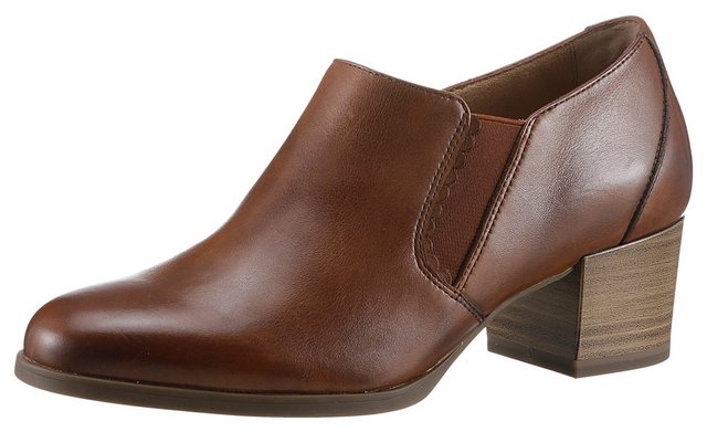 Bild von Tamaris Hochfrontpumps »Oceana«, Blockabsatz, Businessschuh, Schlupfschuh mit Stretcheinsätzen