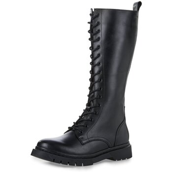Bild von Tamaris Schnürstiefel, Blockabsatz, Langschaftstiefel mit praktischem Innenreißverschluss