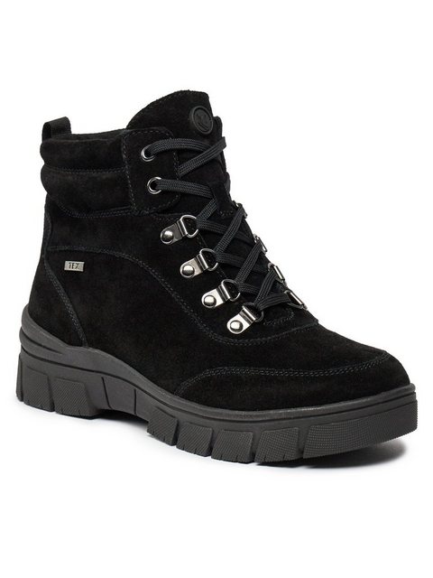 Bild von Caprice Schnürstiefeletten 9-26236-41 Black Suede 004 Schnürstiefel