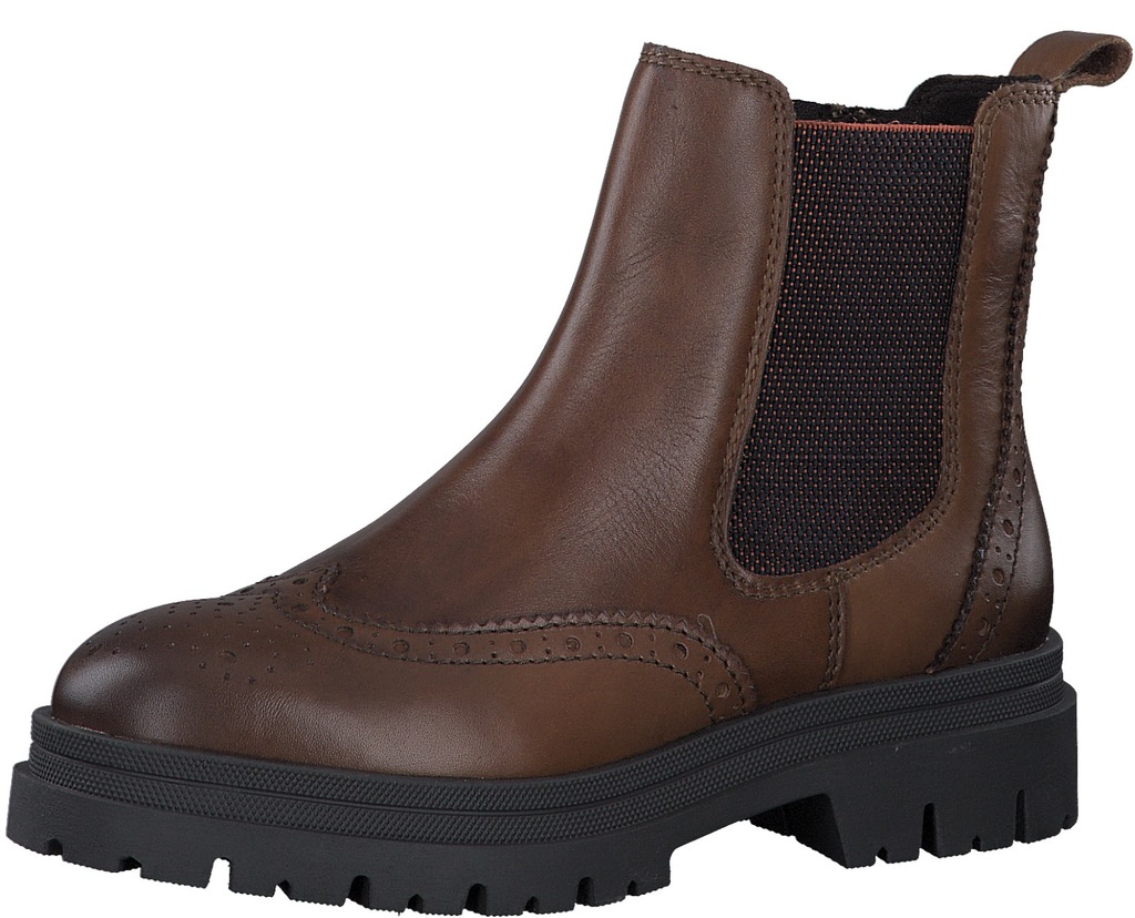 Bild von MARCO TOZZI Chelseaboots, Boots, Stiefelette, Chunky Boots mit modischer Lyralochung