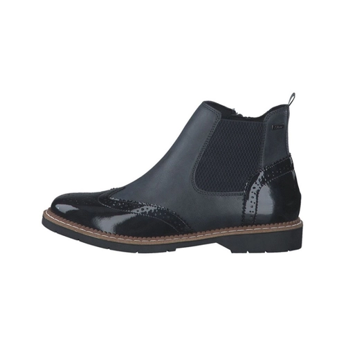 Bild von s.Oliver Damen Stiefelette Dunkelblau mit Blockabsatz