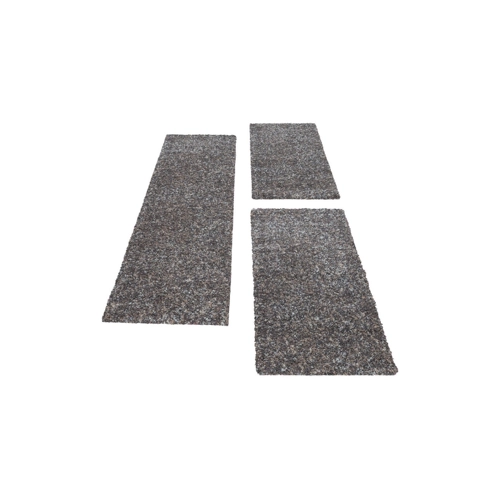 Bild von Carpettex Bettumrandung Schlafzimmer 3teilig Shaggy Teppich Hochflor