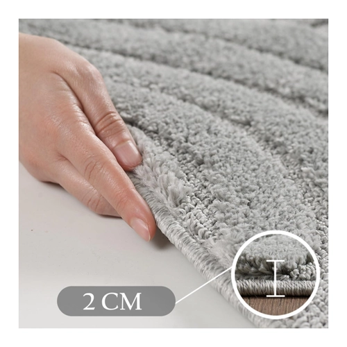 Bild von Carpettex Designteppich Skandinavischer Boho – Rund, Creme
