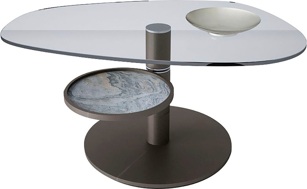 Bild von Eve Collection Couchtisch, rollbar, mit Ablageplatte