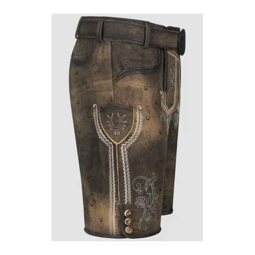 Bild von Lederhose Harvey mit Gürtel - Stilvoll und Traditionsbewusst