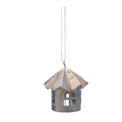 Bild von Dekoration zum Hängen "Vogelhaus grau" von Dragimex
