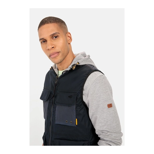 Bild von Camel Active Herren Weste mit aufgesetzten Taschen Dunkelblau