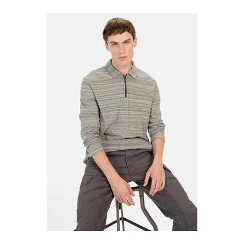 Bild von camel active Herren Langarm Poloshirt mit Cooling Effekt