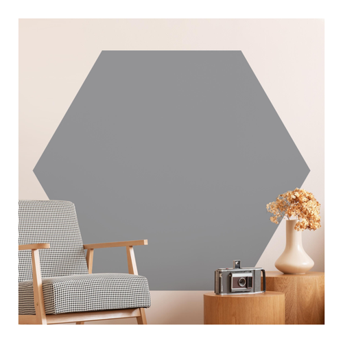 Bild von Hexagon Fototapete Colour Cool Grey – Der perfekte Wandschmuck
