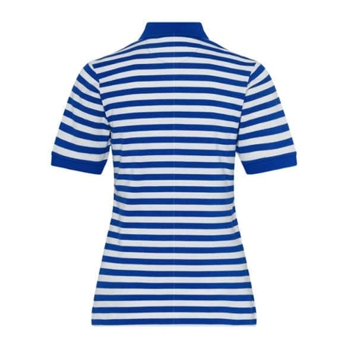 Bild von BRAX Damen Style Cleo Piqué Striped Polohemd, Rosa, 44 EU