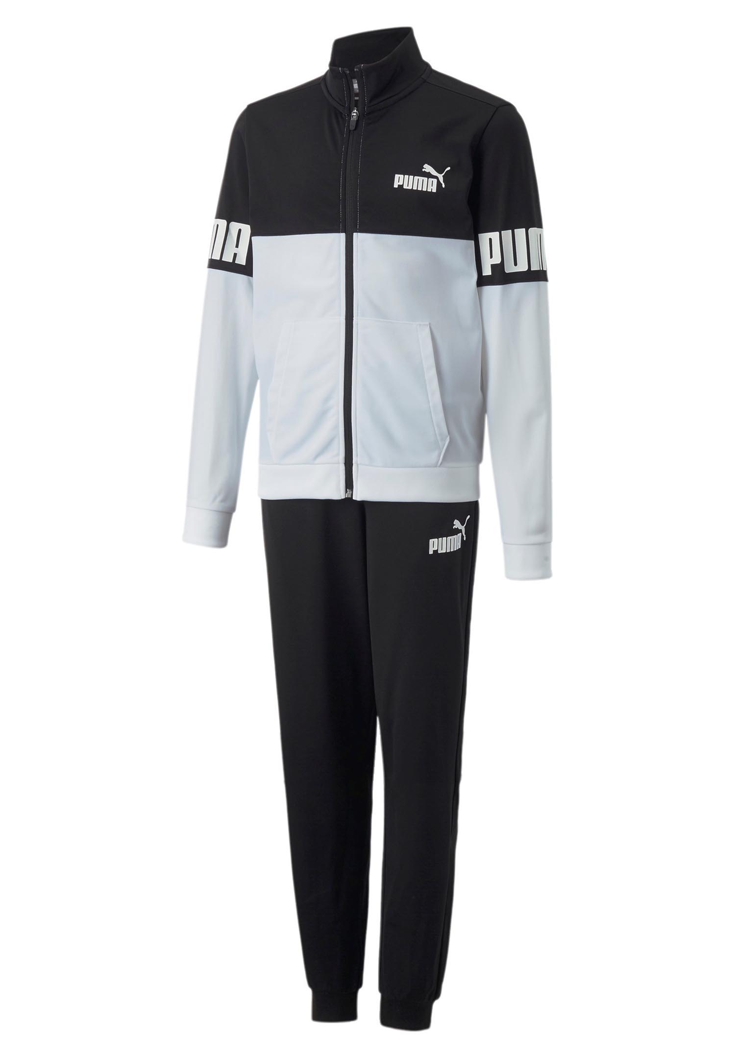 Bild von Puma Power Poly Suit B Kinder Unisex Trainingsanzug Sportanzug 670115 01 schwarz...
