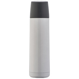Bild von Edelstahl-Vakuum-Isolierkanne mit Trinkbecher, 500 ml, weiss