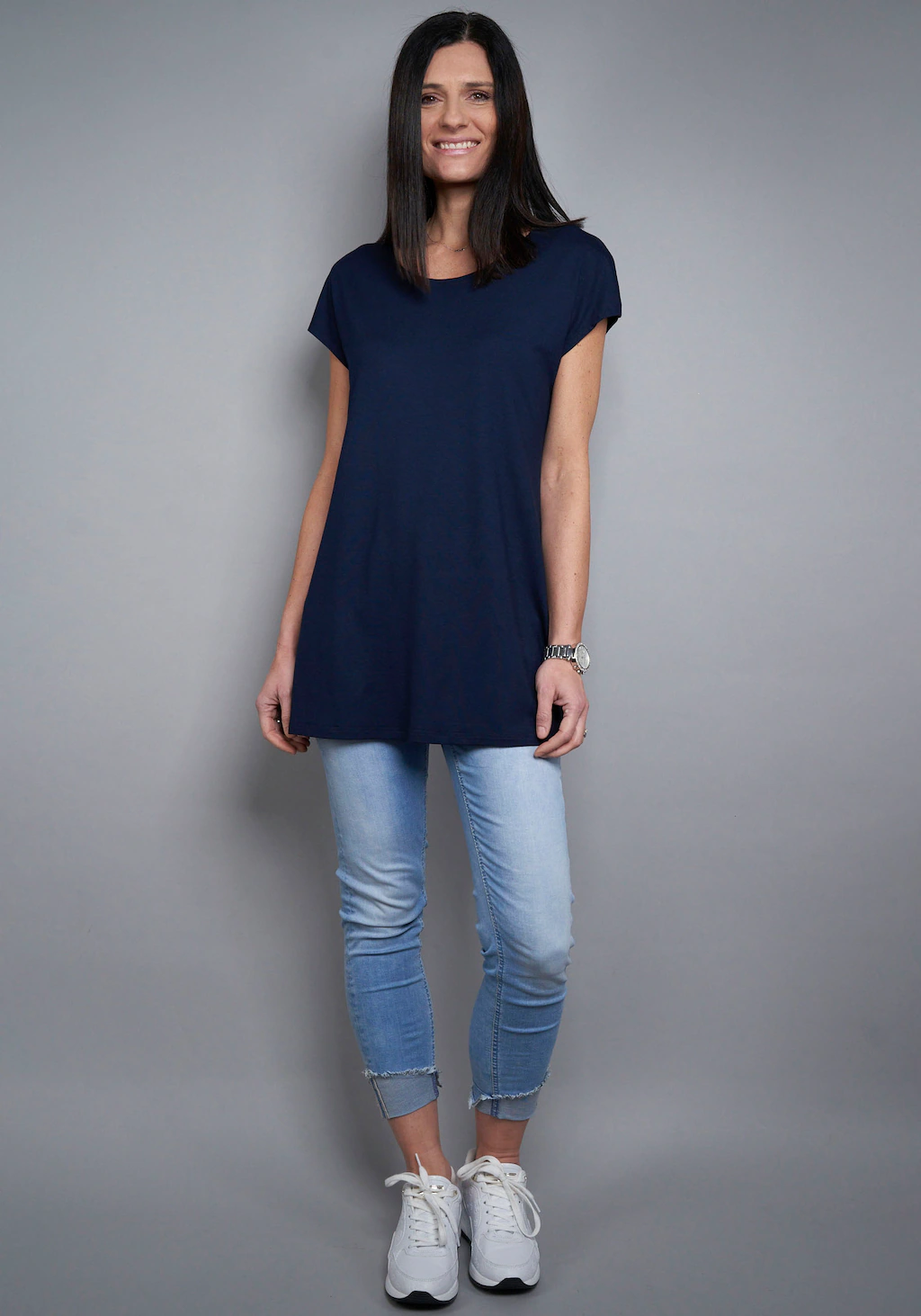 Bild von Seidel Moden Longshirt, in schlichtem Design, MADE IN GERMANY