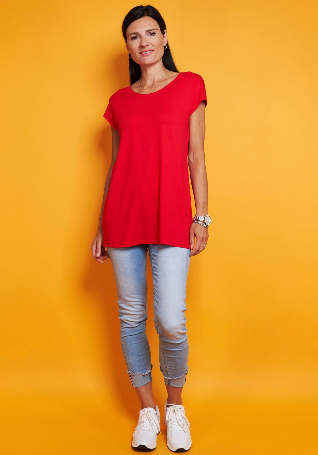 Bild von Seidel Moden Longshirt, in schlichtem Design, MADE IN GERMANY