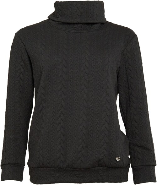 Bild von Seidel Moden Rollkragenpullover, mit Logo Patch, MADE IN GERMANY