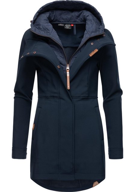 Bild von Ragwear Softshellmantel Ybela sportliche, gefütterte Outdoorjacke mit Kapuze