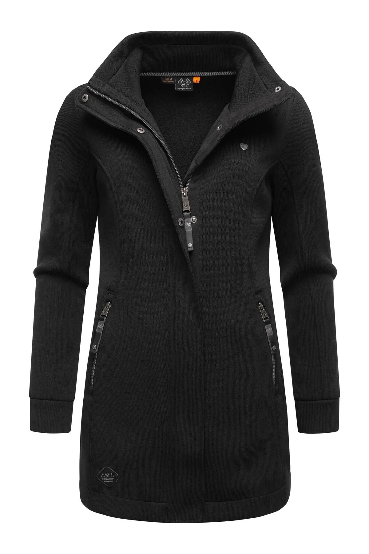 Bild von Ragwear Sweatjacke Letrice Bonded Elegante Zip-Jacke mit hohem Kragen in Feinstrickoptik