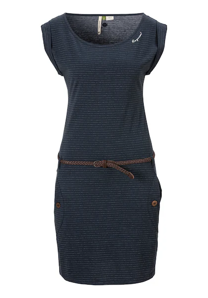 Bild von Ragwear Jerseykleid »TAG C ORGANIC O«, (2 tlg., mit abnehmbarem Gürtel), im dezenten Ringel-Streifen-Design