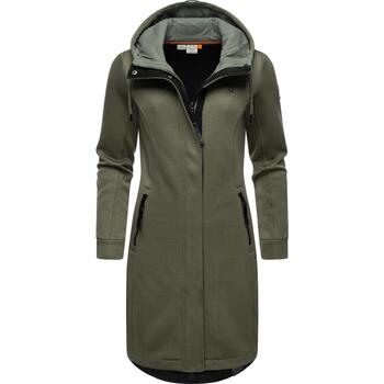 Bild von Ragwear Kurzmantel Letti Long Bonded Übergangsmantel aus Rippstrick mit Kapuze